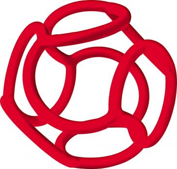 Ravensburger ministeps Spielzeug Beiß- und Greifball baliba rot 04148