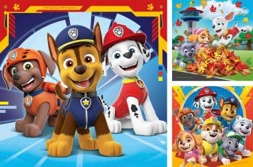 Preview: 3 x 49 Teile Ravensburger Kinder Puzzle Paw Patrol 05048