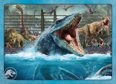 4 x 100 Teile Ravensburger Kinder Puzzle Willkommen in der Jurassic World 05619