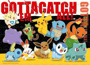 4 x 100 Teile Ravensburger Kinder Puzzle Pokémon-Kumpels 05651