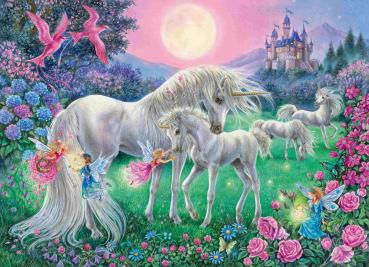 4 x 100 Teile Ravensburger Kinder Puzzle Magische Einhörner 05654