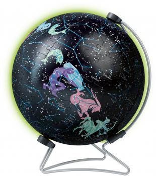 180 Teile Ravensburger 3D Puzzle Ball Starglobe Glow in the dark 11544