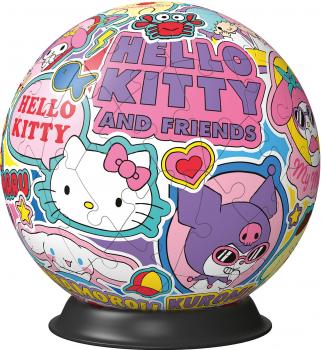 72 Teile Ravensburger 3D Puzzle Ball Hello Kitty and Friends 11630