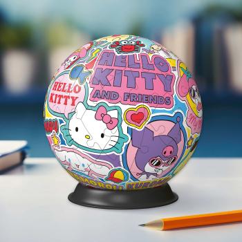 72 Teile Ravensburger 3D Puzzle Ball Hello Kitty and Friends 11630