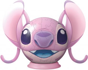 72 Teile Ravensburger 3D Puzzle Ball Disney Stitch Angel mit Ohren 11639