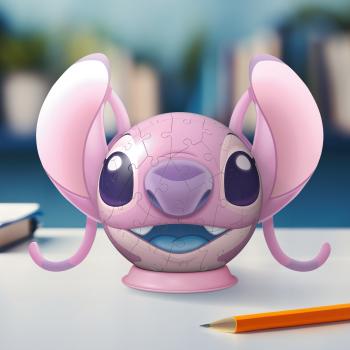 72 Teile Ravensburger 3D Puzzle Ball Disney Stitch Angel mit Ohren 11639