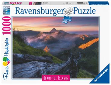 1000 Teile Ravensburger Puzzle Beautiful Islands Stratovulkan Bromo Indonesien 16911