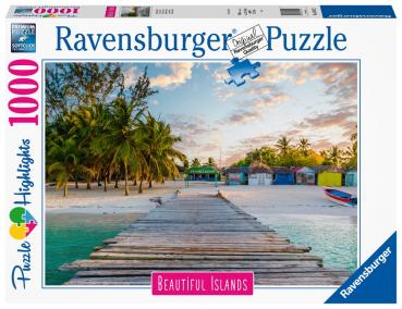 1000 Teile Ravensburger Puzzle Beautiful Islands Karibische Insel 16912