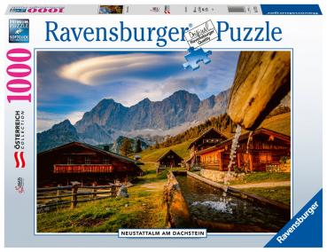 1000 Teile Ravensburger Puzzle Österreich Collection Neustattalm am Dachstein 17173