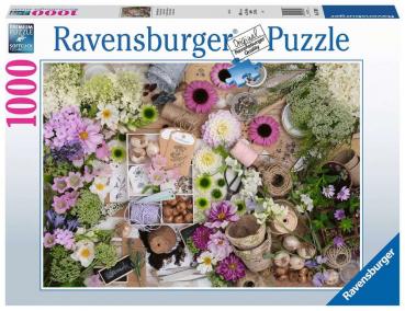 1000 Teile Ravensburger Puzzle Prachtvolle Blumenliebe 17389