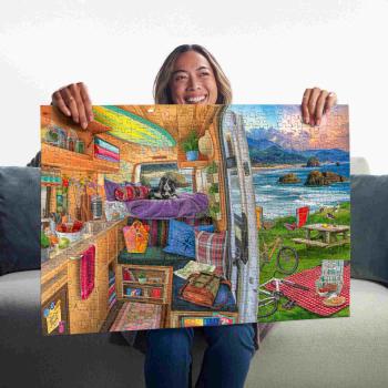 500 Teile Ravensburger Puzzle Large Pieces Große Teile Beim Camping 17473