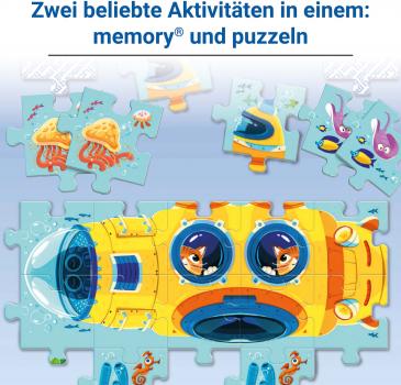 80 Karten Ravensburger Kartenlegespiel memory Puzzle Unterwasserwelt 22461