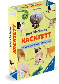 Ravensburger Mitbringspiel Kartenspiel Das tierische Kacktett 23050