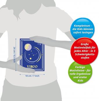 Ravensburger Malen nach Zahlen CREART Trend Serie D Sternzeichen (Zodiac Sign) Jungfrau 23744