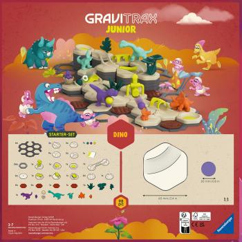 Ravensburger Kugelbahn GraviTrax Junior StarterSet L Dino 24586