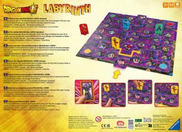 Ravensburger Familienspiel Such- und Schiebespiel Dragon Ball Super Labyrinth 24740