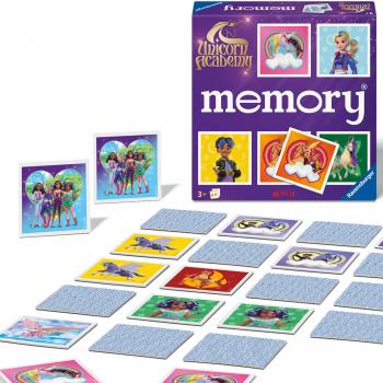 64 Karten Ravensburger Kinderspiel Kartenlegespiel memory Unicorn Academy 24778