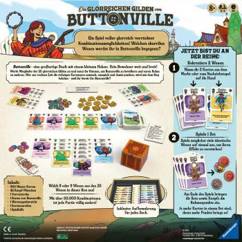 Ravensburger Familienspiel Strategiespiel Die glorreichen Gilden von BUTTONVILLE 24783