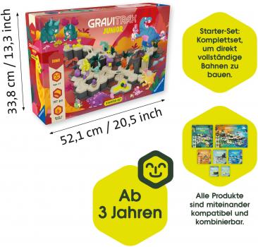 Ravensburger Kugelbahn GraviTrax Junior StarterSet XXL Dino 24845