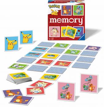 64 Karten Ravensburger Kinderspiel Kartenlegespiel memory Pokémon 24853