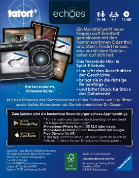 Ravensburger Familienspiel Audiospiel echoes Tatort Der Geisterseher 24860