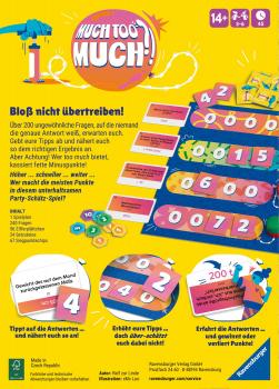 Preview: Ravensburger Familienspiel Partyspiel Much too much?! 24926
