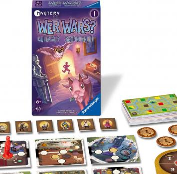 Preview: Ravensburger Reise- & Kompaktspiel Denkspiel Wer war's Mystery Kids 1 Im Schloss 24928