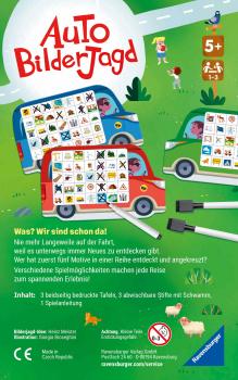 Preview: Ravensburger Reise- & Kompaktspiel Suchspiel Auto-Bilderjagd 24932