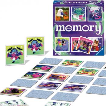 Preview: 64 Karten Ravensburger Kinderspiel Kartenlegespiel memory Grusel 24938