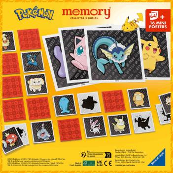 Preview: 64 Karten Ravensburger Kinderspiel Kartenlegespiel Collector's memory Pokémon 24954