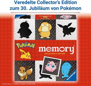 64 Karten Ravensburger Kinderspiel Kartenlegespiel Collector's memory Pokémon 24954