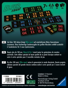 Preview: Ravensburger Kartenspiel Kartenspiel Elfer raus! Special Edition 25064