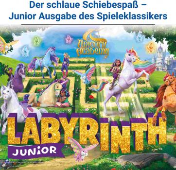 Ravensburger Kinderspiel Such- und Schiebespiel Unicorn Academy Junior Labyrinth 25079