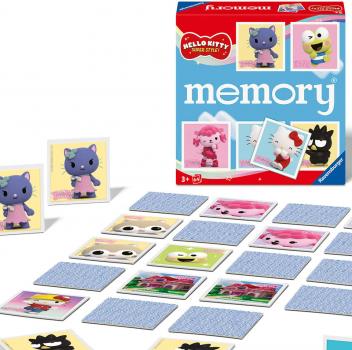 Preview: 64 Karten Ravensburger Kinderspiel Kartenlegespiel Hello Kitty 25084
