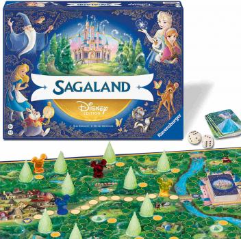 Preview: Ravensburger Familienspiel Merkspiel Sagaland Disney Edition 25121