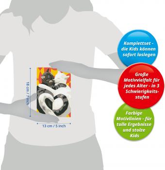 Ravensburger Malen nach Zahlen CREART Serie E Katzen-Liebe 25884