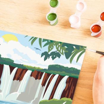 Ravensburger Malen nach Zahlen CREART Trend Serie C Iguazu Wasserfälle 25894