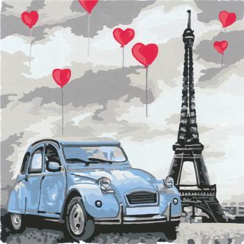 Ravensburger Malen nach Zahlen CREART Trend Serie Quadratisch Lovely Paris 28996