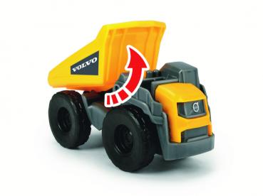 Dickie Spielfahrzeug Baustelle Tieflader Go Real / Construction Mack Volvo Micro Builder 203725005