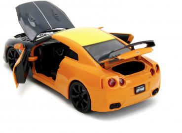 Jada Modellauto Hollywood Rides Naruto 2009 Nissan GT-R mit Figur 1:24 253255054