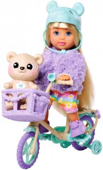 Preview: Simba Puppe Evi Love Teddy Bike Fahrrad 105733967