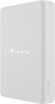 Varta Powerbank mobile Ladestation wireless Mag Pro 5000 mAh Typ C USB OUT weiß