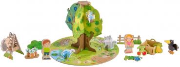 40 Teile Haba 3D Puzzle Obstgarten mit 2 Holzfiguren 1307178001