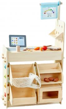 HABA Spielwelt Creative Play 3in1 Spielküche Kaufladen & Werkstatt für Kinder 2011830001