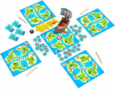 HABA Kinderspiel Wettlaufspiel Schatzkarte Ahoi! 2011824001