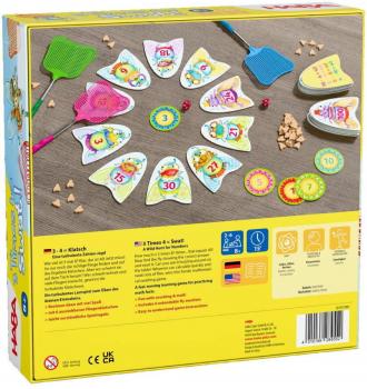 HABA Kinderspiel Lernspiel 3 x 4 = Klatsch Rechenspiel Mathematik-Spiel 2012173001