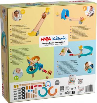 HABA Kugelbahn Grundpackung Kullerbü Kugelbahn Step-By-Step 39 Teile 2012252001