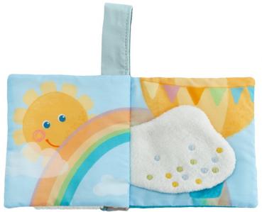 HABA Babywelt Baby-Spiel-Set Gans 3in1 mit Schnullerkette 2012332001