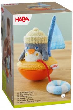 HABA Babywelt Multifunktionsspielzeug Stehauffigur Pinguin 2011900001
