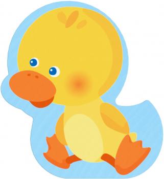 2, 2x3, 4 Teile HABA Kinder Puzzle 4 erste Puzzles Tierkinder mit Holzfigur Ente 2012186001